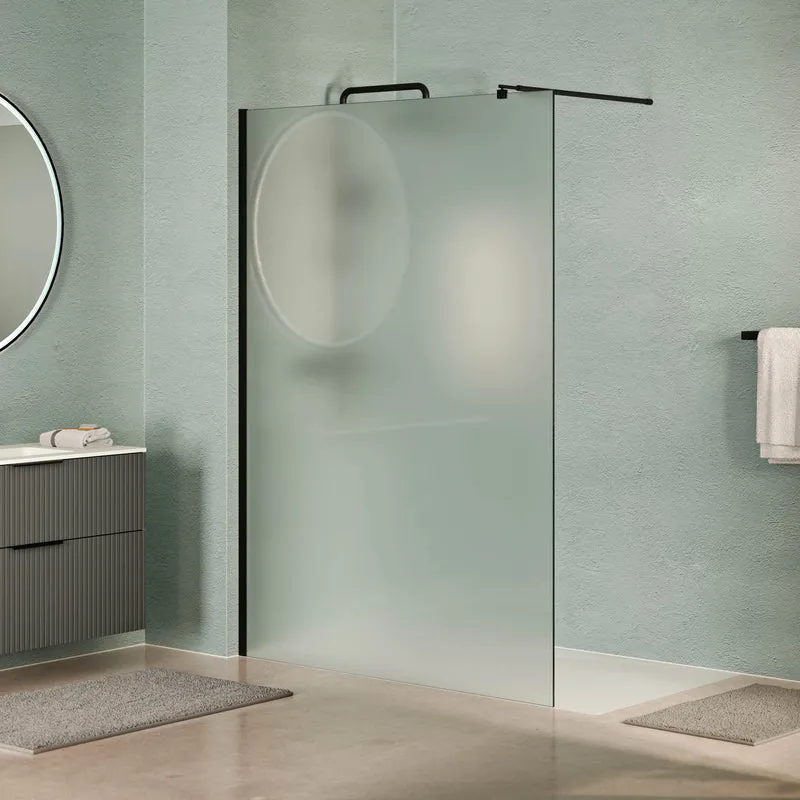 Douche à l’italienne EIRA - Verre dépoli 8 mm et 10 mm