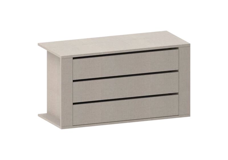 Armoire 6 portes noyer laqué – Eva