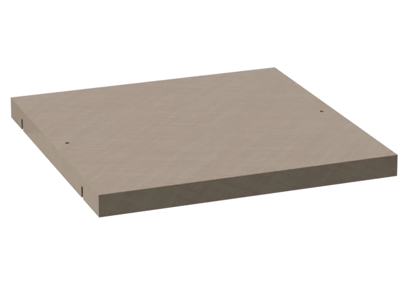 Dressing modulable 5 portes bois rainure Hexagon