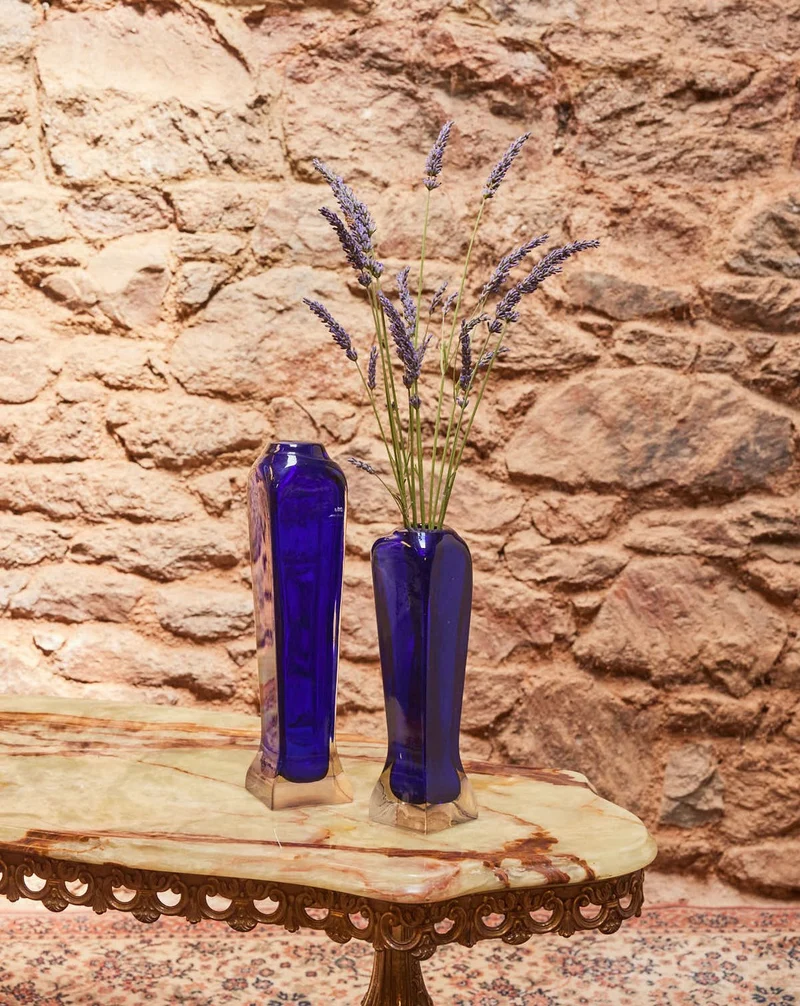 Alix, la paire de vases en verre N°1074
