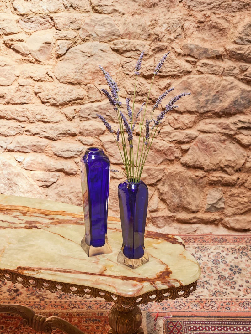 Alix, la paire de vases en verre N°1074