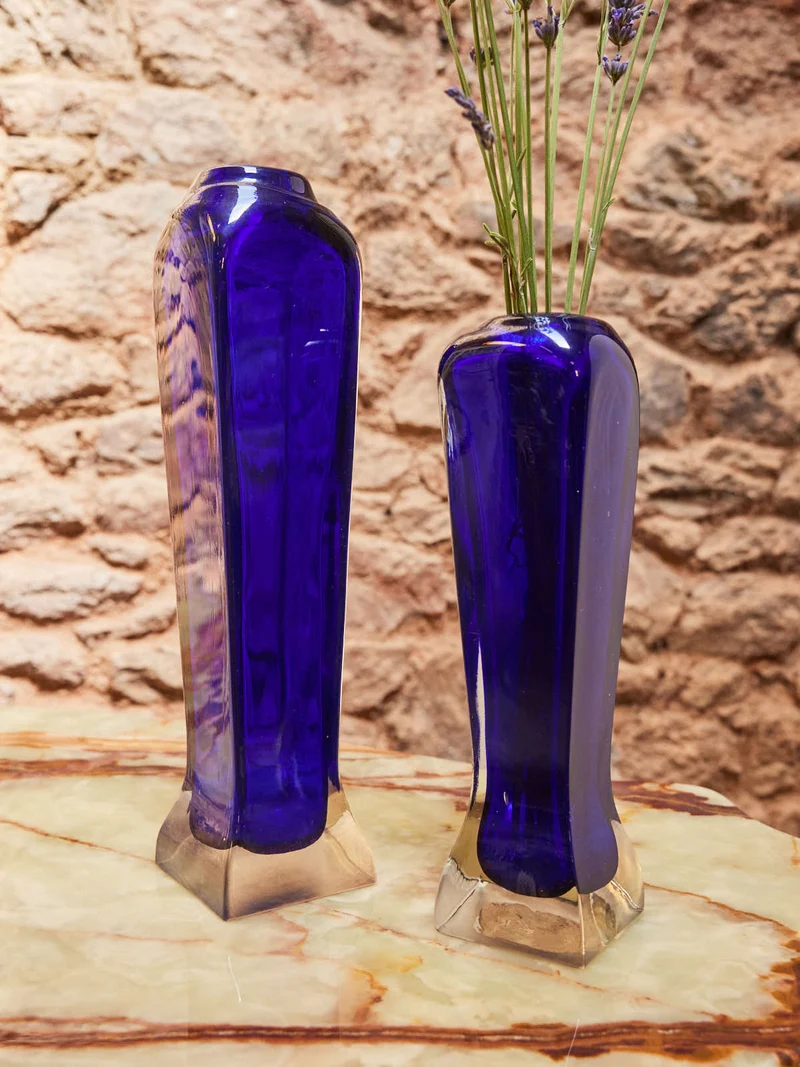 Alix, la paire de vases en verre N°1074