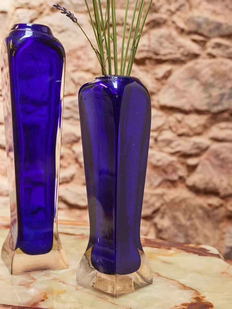 Alix, la paire de vases en verre N°1074