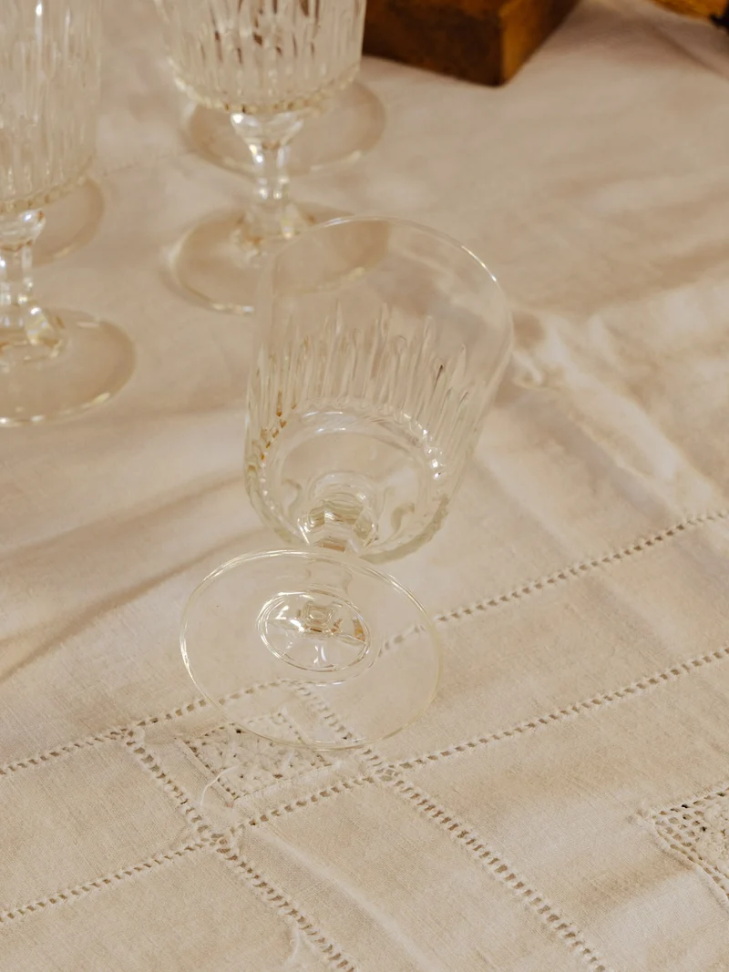 Eugène, le lot de 6 verres en verre transparent N°247