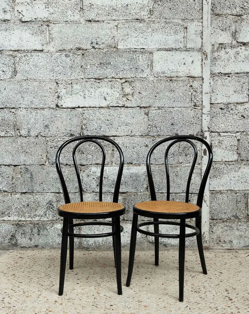 Claude, la paire de chaises esprit Fishel Thonet N°1500
