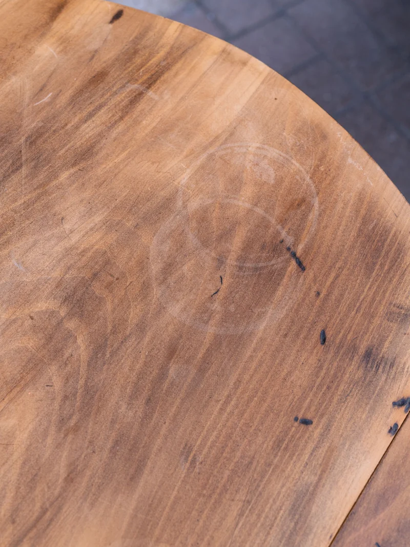 Romy, la table à manger ovale en bois N°1516