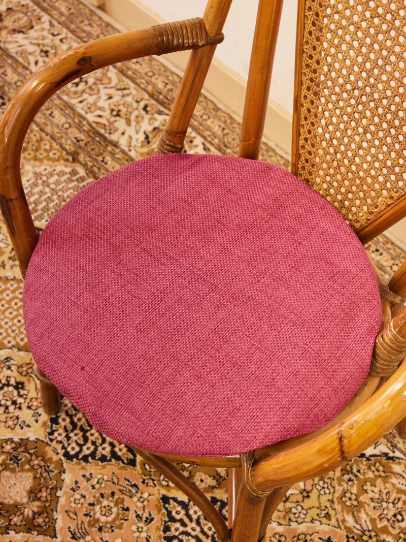 Claude, le lot de 3 chaises et 1 fauteuil en rotin N°1584