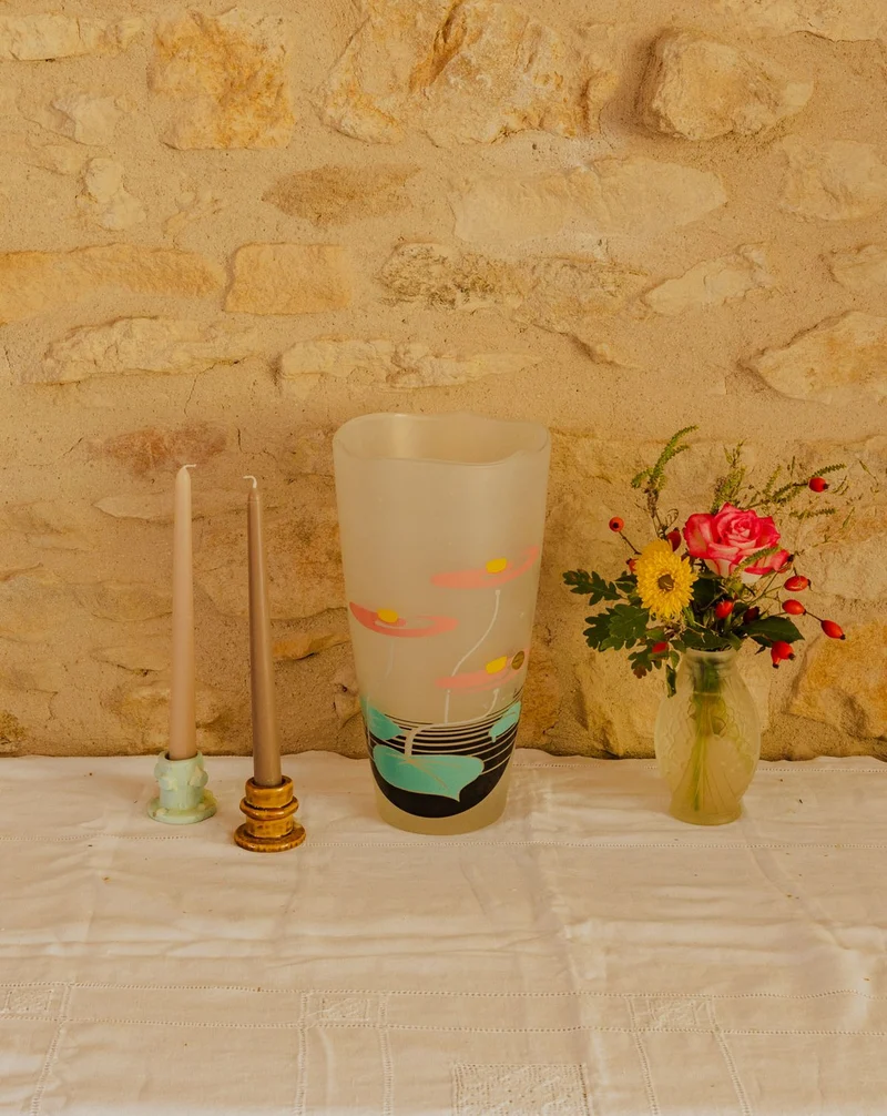 Alix, le vase en pâte de verre N°1150