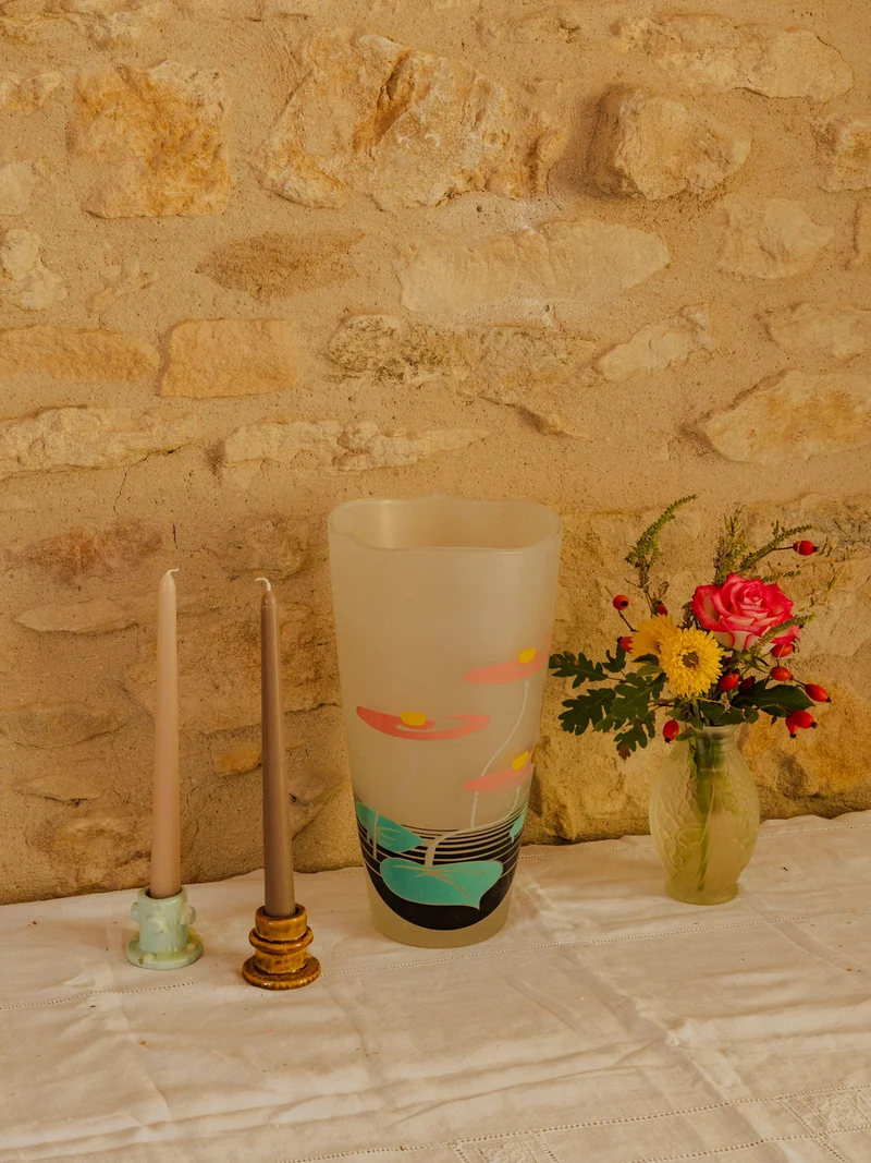 Alix, le vase en pâte de verre N°1150