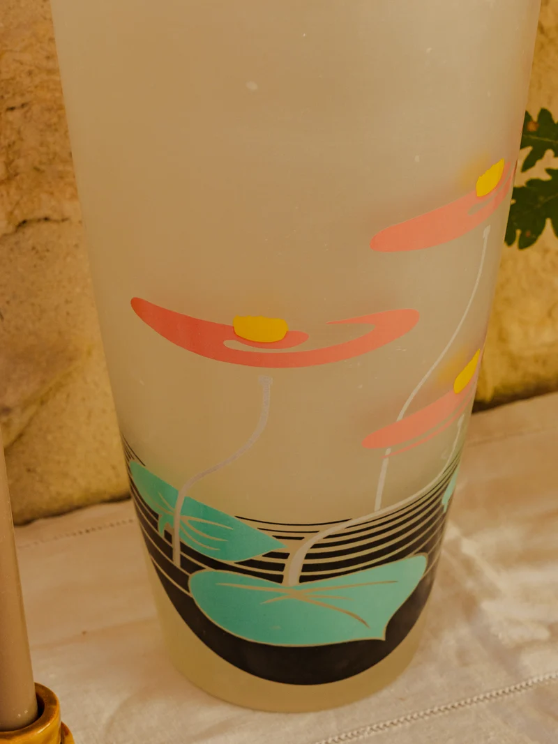 Alix, le vase en pâte de verre N°1150