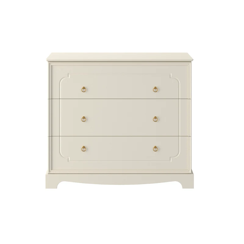 Commode 3 tiroirs et armoire 2 portes Bellamy Royal Beige