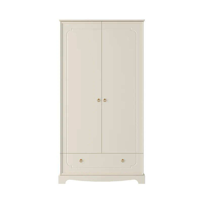 Armoire 2 portes 1 tiroir Bellamy Royal Beige