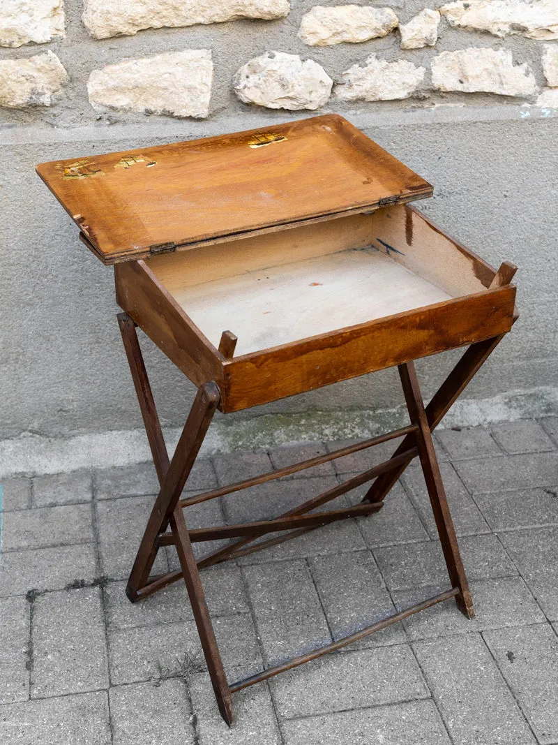 Edouard, le petit pupitre d'écolier pliable en bois N°1069