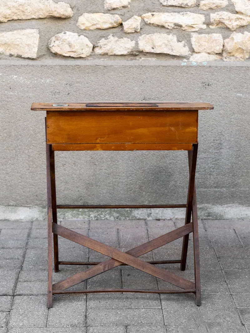 Edouard, le petit pupitre d'écolier pliable en bois N°1069