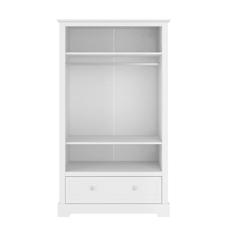 Armoire 2 portes 1 tiroir Bellamy Marylou Blanc