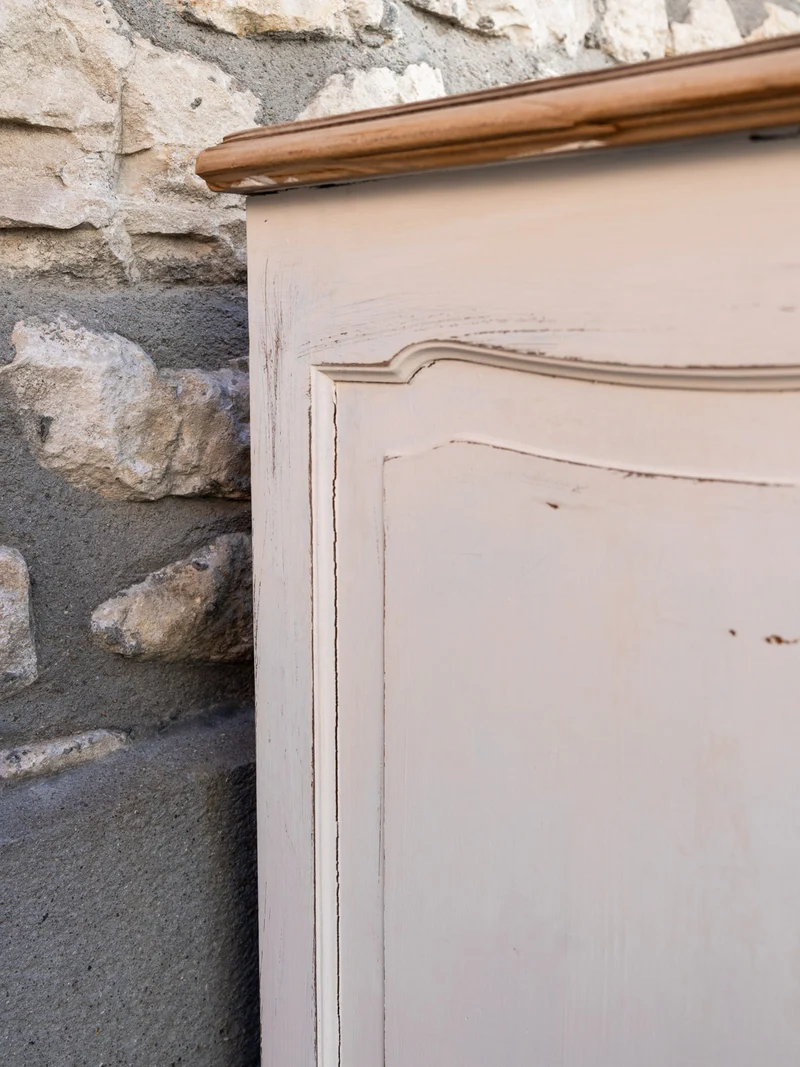 Garance, la grande commode blanche en bois massif N°745