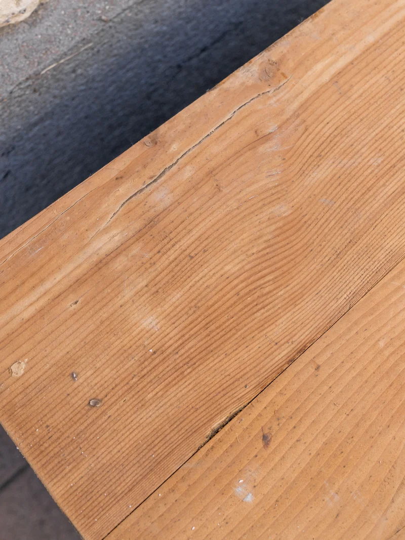 Gilbert, le confiturier en bois patiné bleu N°1823