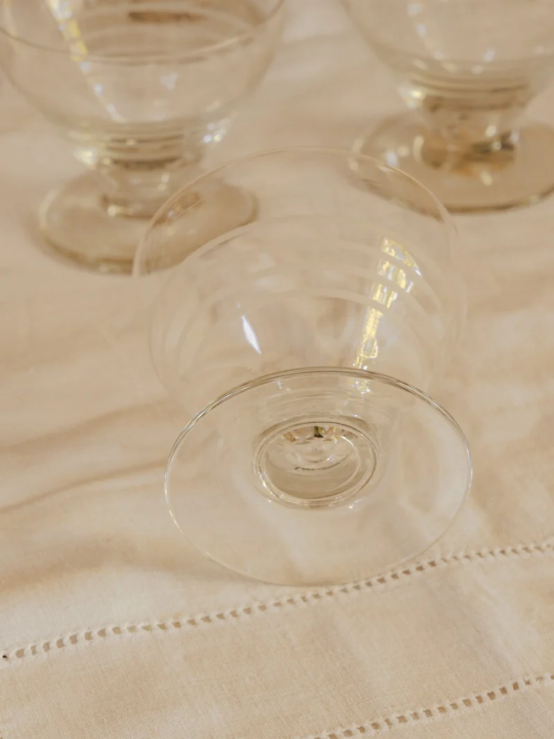 Nestor, le lot de 9 petites coupelles en verre N°749