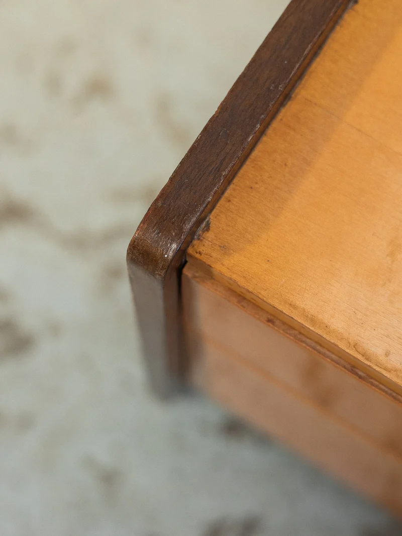Maïa, la paire de tables de chevet bicolores N°1555