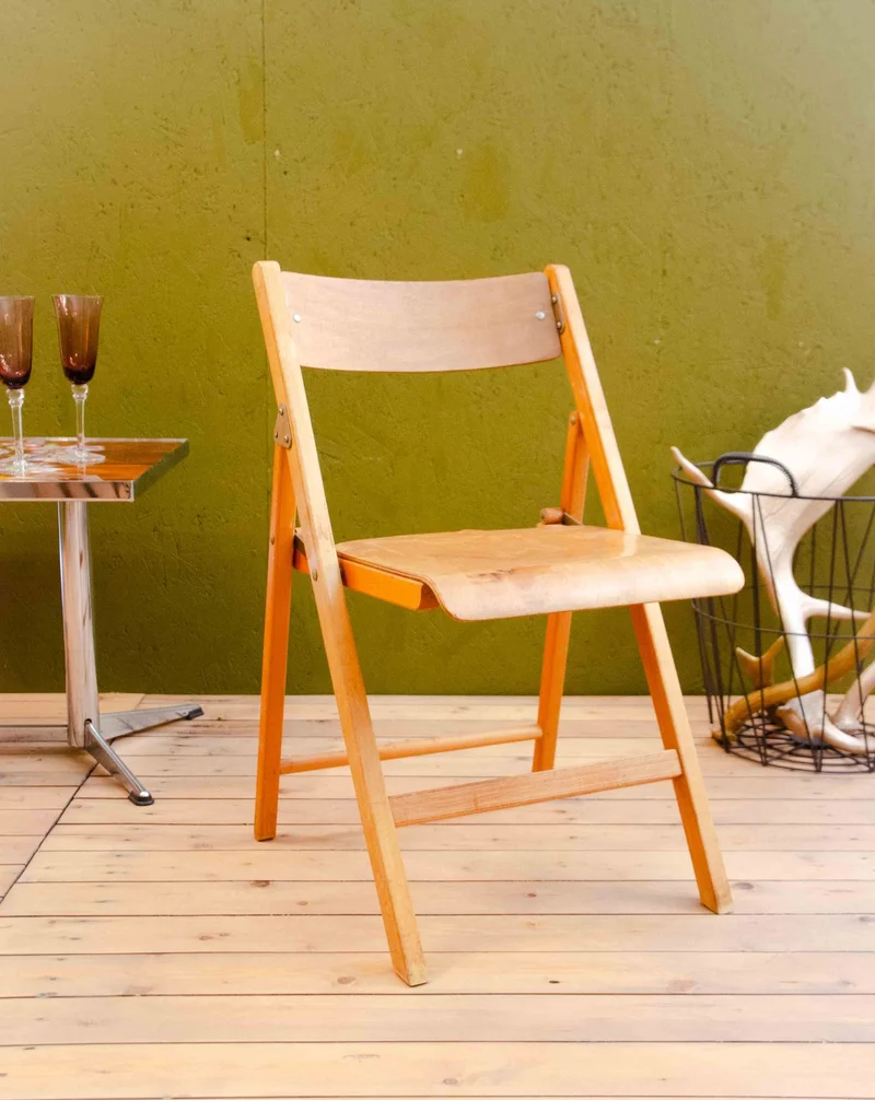 Ernestine, la chaise en bois pliable pour enfant N°1338