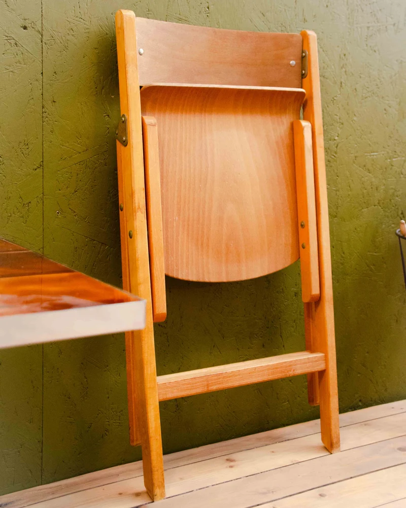 Ernestine, la chaise en bois pliable pour enfant N°1338