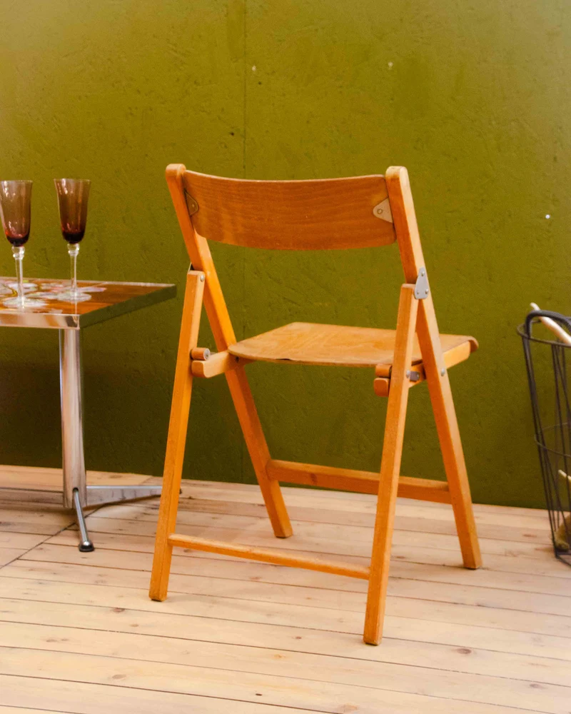 Ernestine, la chaise en bois pliable pour enfant N°1338