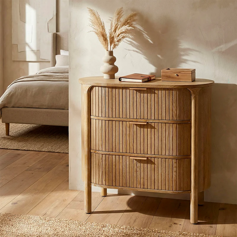 Commode 3 tiroirs Ernesto Bois de sapin
