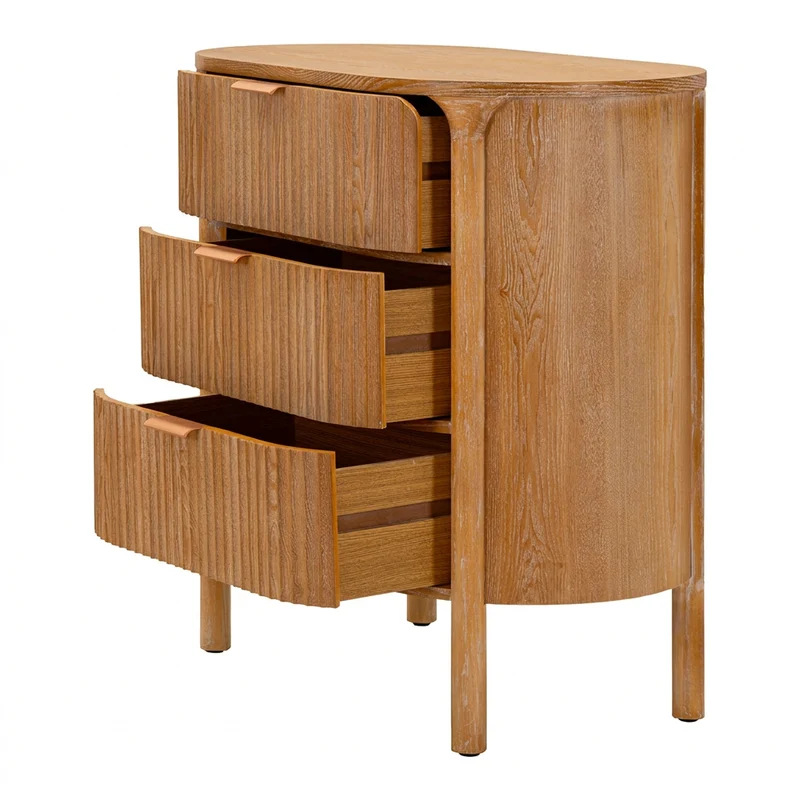 Commode 3 tiroirs Ernesto Bois de sapin