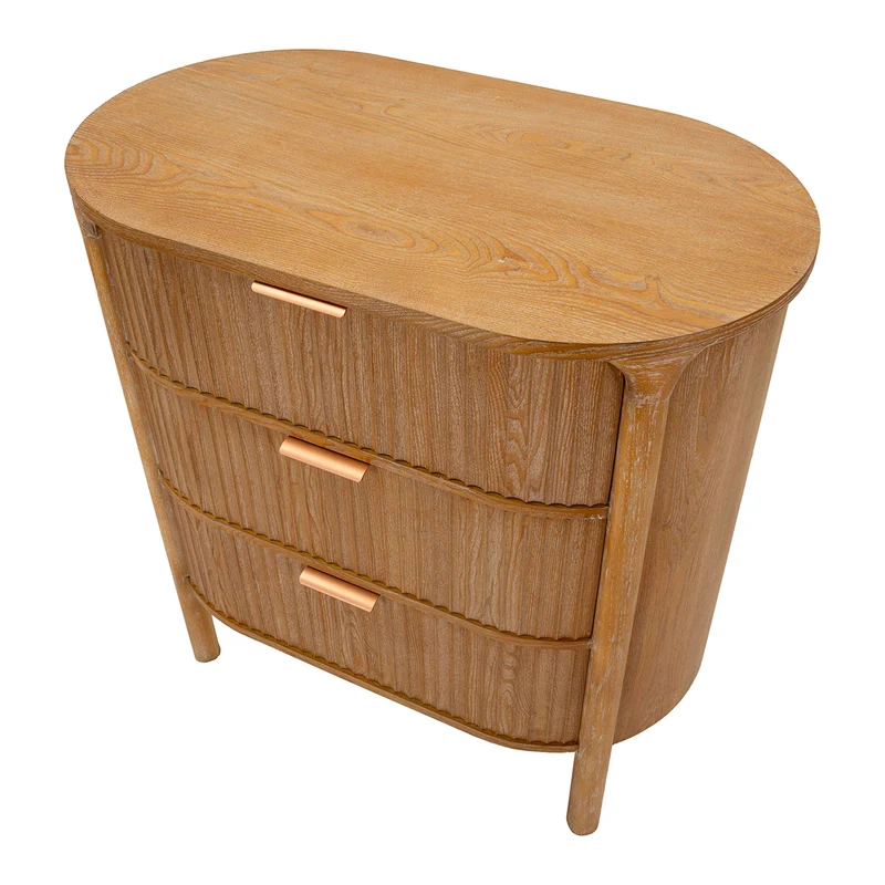 Commode 3 tiroirs Ernesto Bois de sapin