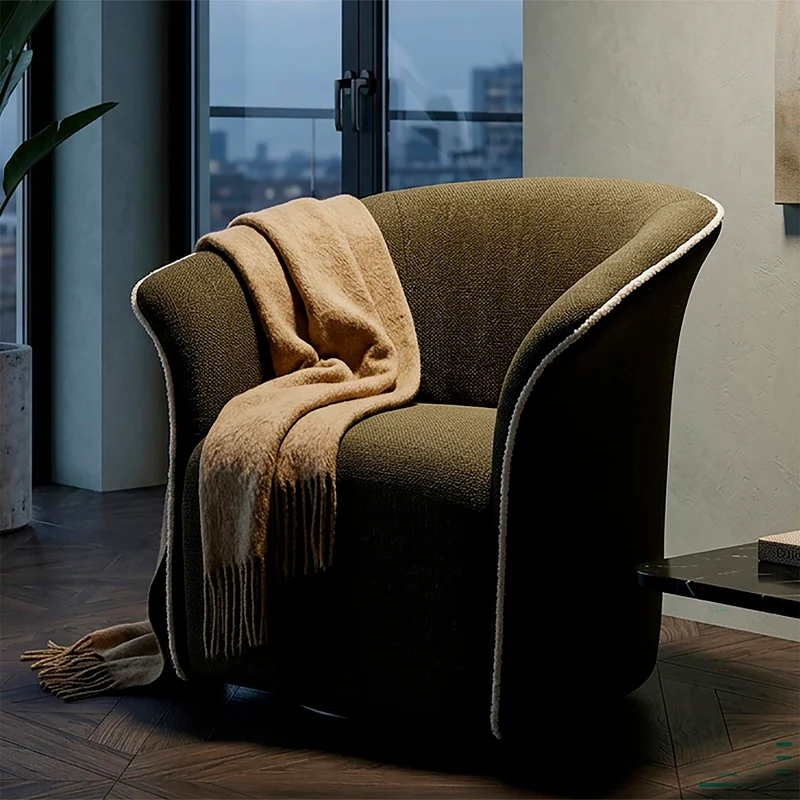 Fauteuil pivotant Sienne Kaki