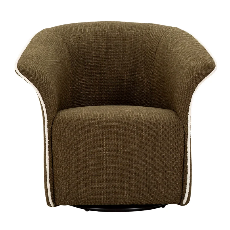 Fauteuil pivotant Sienne Kaki