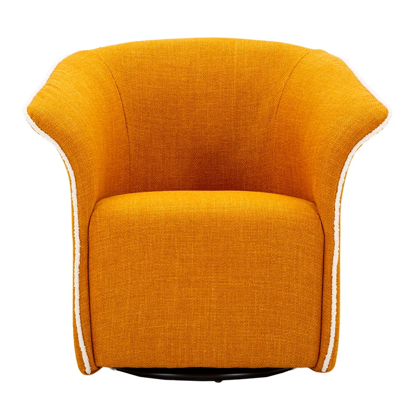 Fauteuil pivotant Sienne Jaune moutard