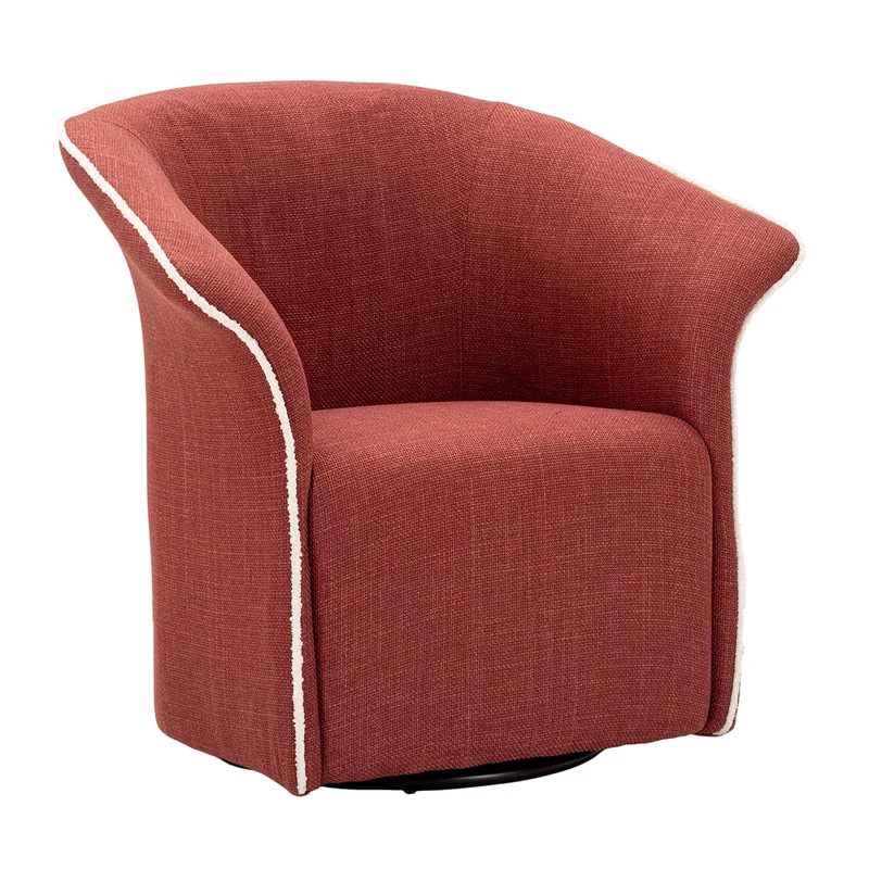 Fauteuil pivotant Sienne Bordeaux