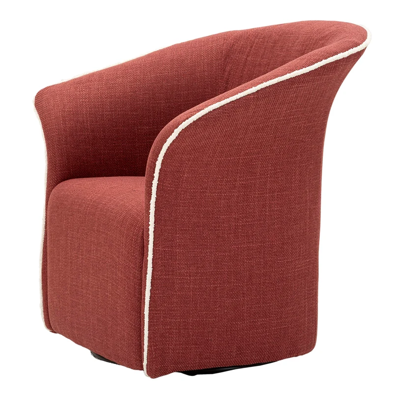 Fauteuil pivotant Sienne Bordeaux