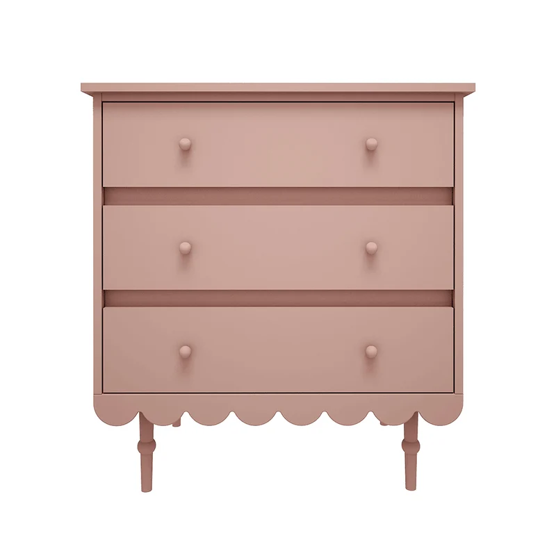 Commode 3 tiroirs Wood Luck Babushka Rose