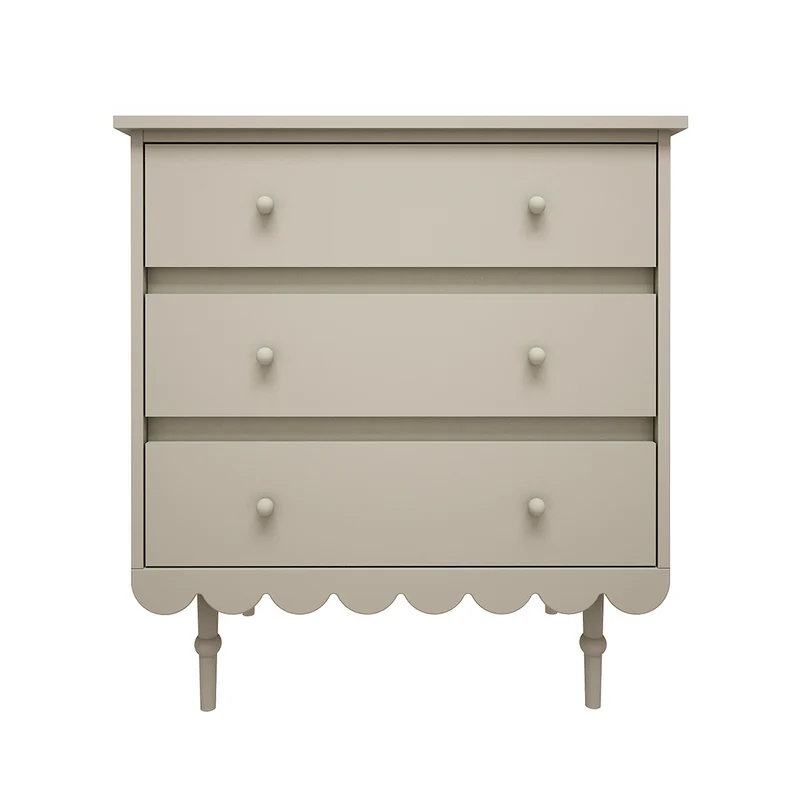 Commode 3 tiroirs Wood Luck Babushka Olive