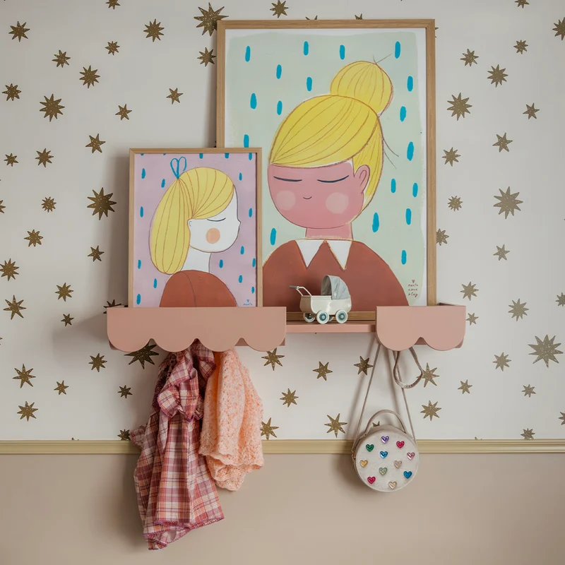 Etagère murale Wood Luck Babushka Rose