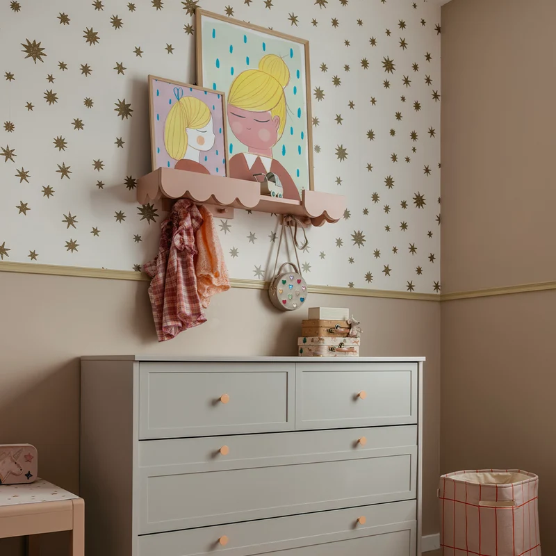 Etagère murale Wood Luck Babushka Rose