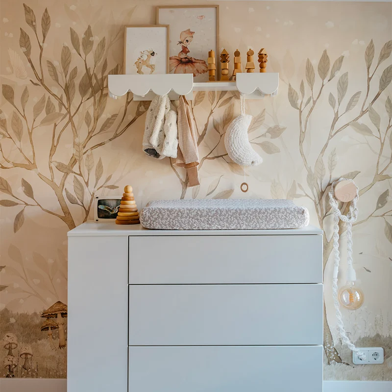 Etagère murale Wood Luck Babushka Blanc