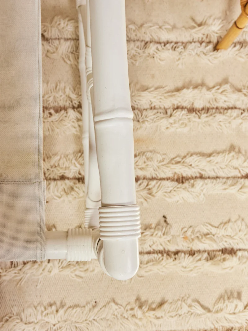Jakob, le fauteuil en bambou blanc N°1286