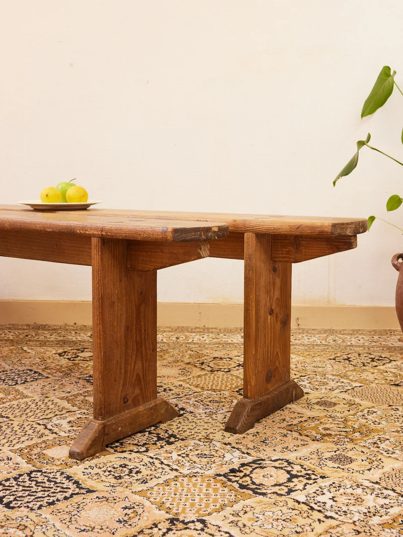 Antoine, la paire de bancs en bois N°510