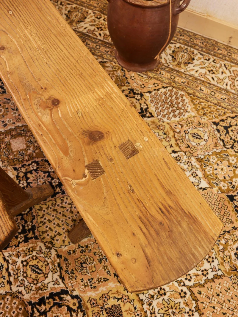 Antoine, la paire de bancs en bois N°510