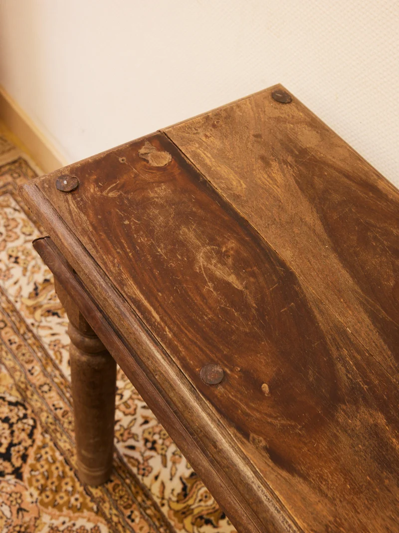 Alfred, le guéridon en bois exotique N°1438