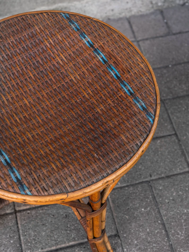 Regis, le tabouret en rotin N°1546
