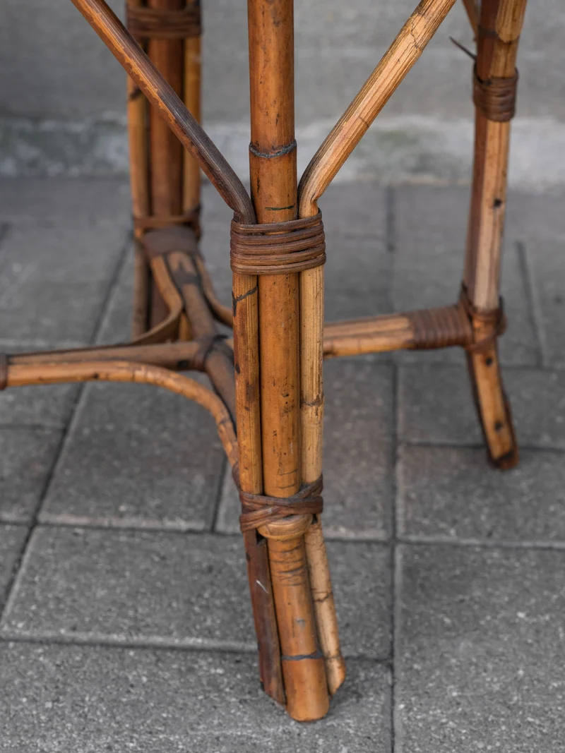 Regis, le tabouret en rotin N°1546