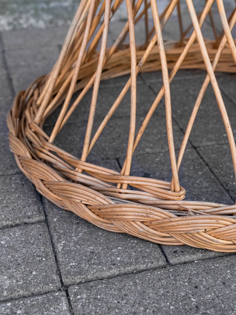 Francine, la table d'appoint ronde en rotin N°1545