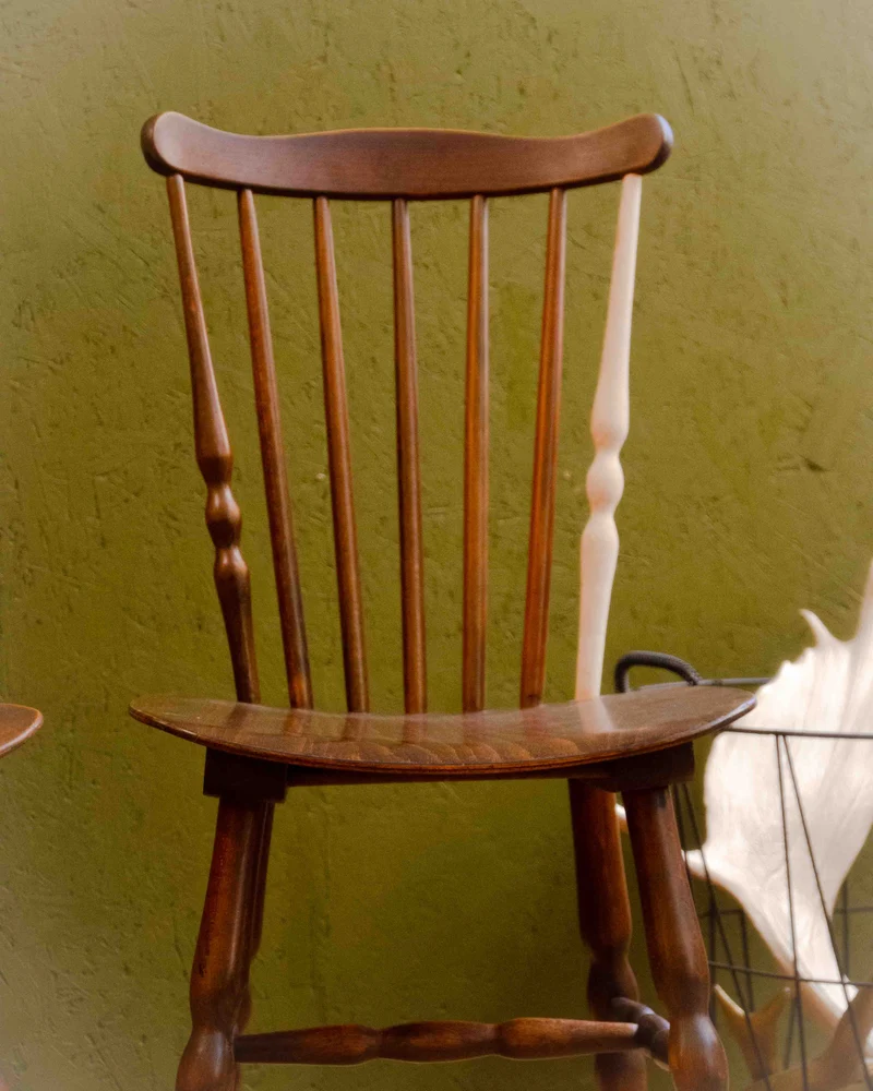 Claude, la paire de chaises en bois N°1589