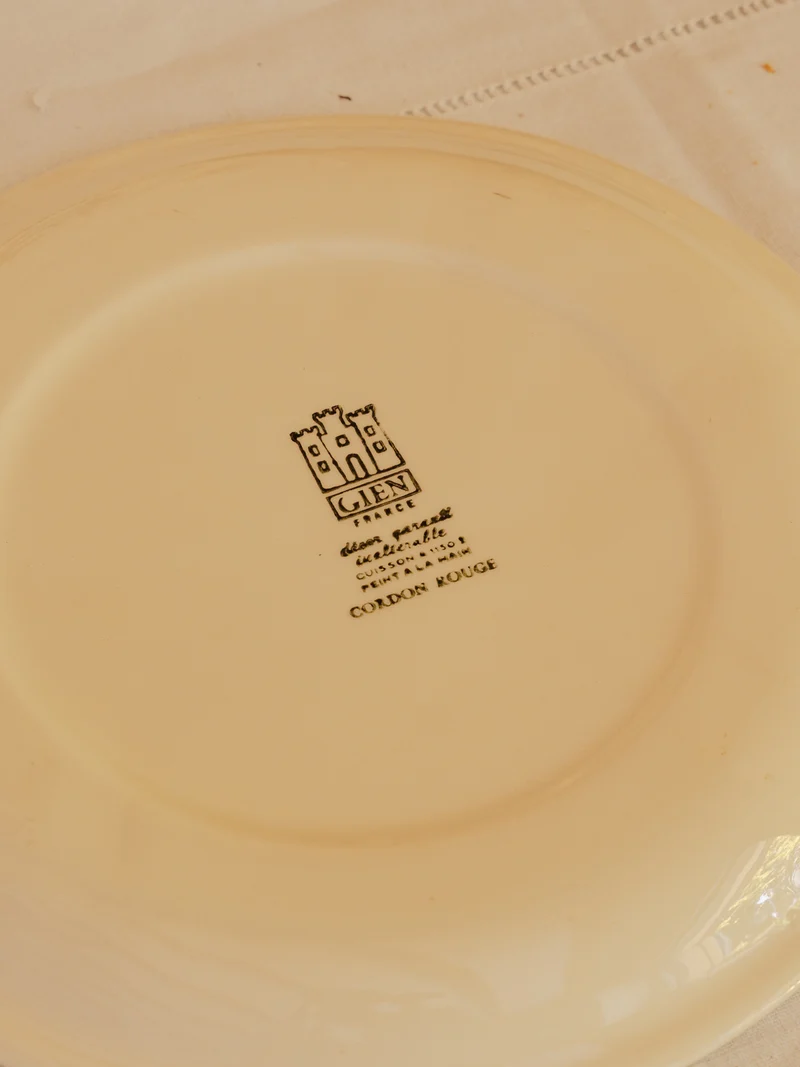 Antoinette, le lot de 6 assiettes pour fondue et raclette N°343