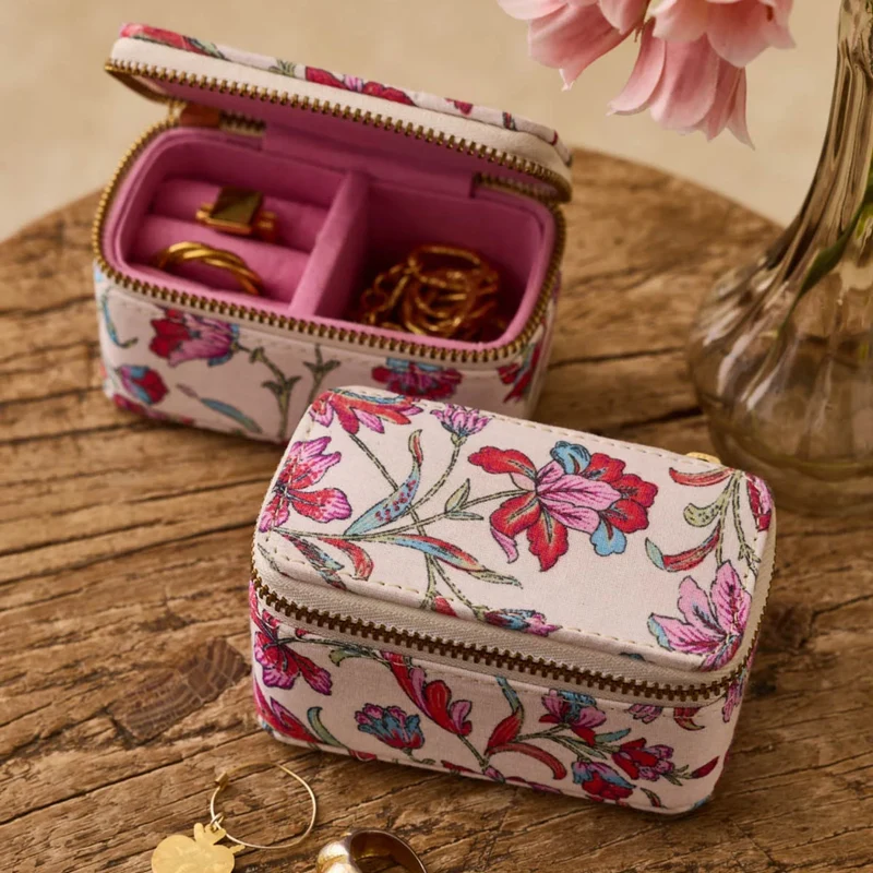 Boîte à bijoux Soumaya - Cream Floral
