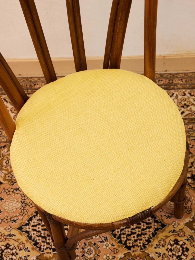 Claude, la paire de chaises en rotin N°1586